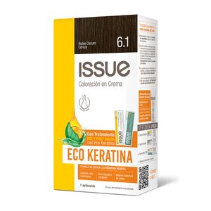 Keratin color 6.1 rubio oscuro ceniza