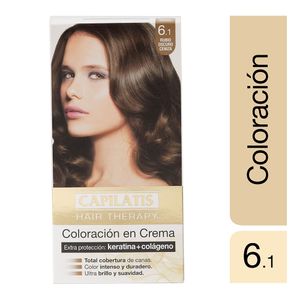 Kit coloración en crema rubio oscuro ceniza n°6.1