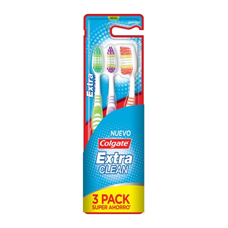 COLGATE-CEPILLO-DENTAL-EXTRA-CLEAN-MEDIO-PACK--3-UNIDADES-