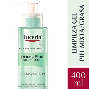 Dermo pure gel limpiador diario oil control para piel grasa 400 ml