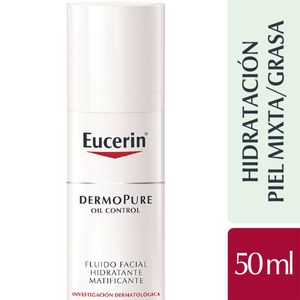 Dermo pure fluido matificante oil control efecto antibrillo 8 horas 50 ml