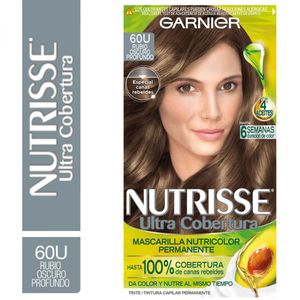 Kit de coloración permanente  ultra cobertura tono 60 rubio oscuro profundo