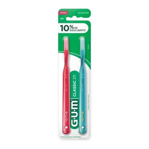 Cepillo dental classic 211 suave (2 unidades)