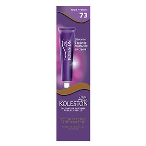 Coloracion en crema single rubio avellana 73