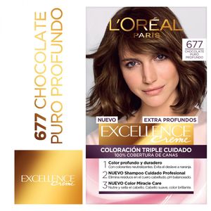 Kit de Coloración permanente creme tono 677 chocolate puro