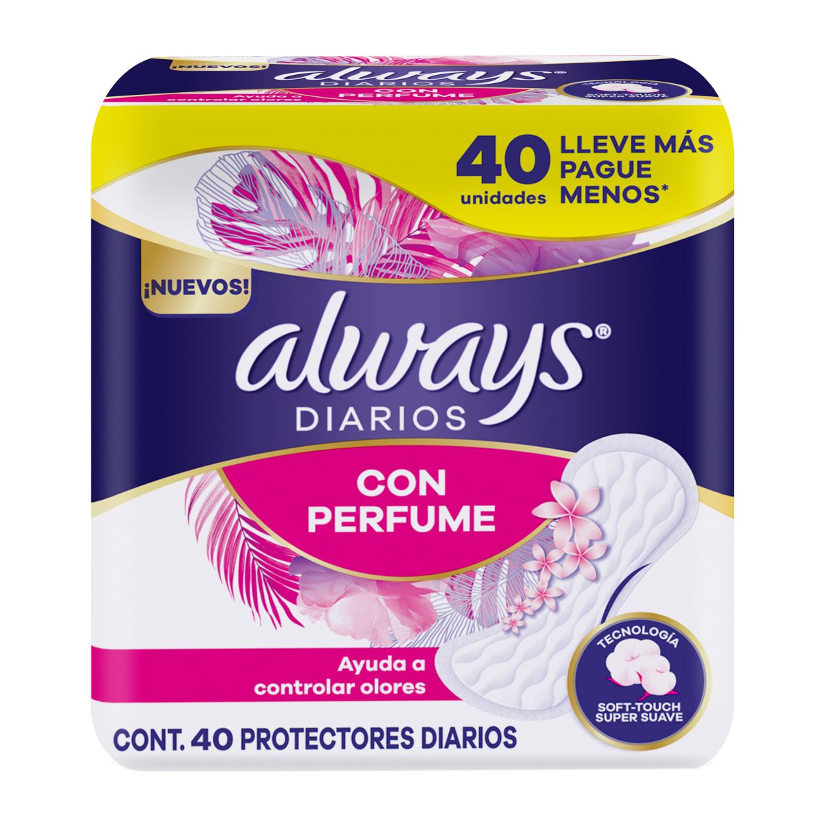 Protectores diarios (40 unidades)