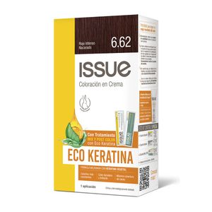 Keratin color kit n° 6.62 rojo intenso nacarado