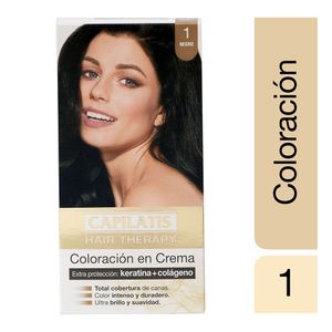 Kit coloración en crema negro n° 1
