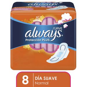 Toallitas Femeninas Proteccion y Confort Suave (8 unidades)