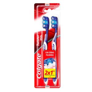 Cepillo de dientes twister white suave 2u