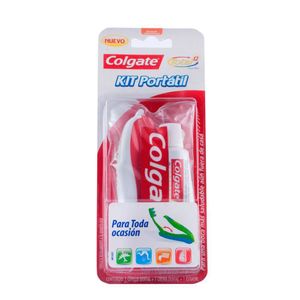 Cepillo de dientes portable + pasta dental total 12