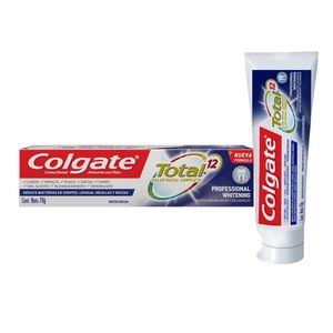 Pasta dental total 12 limpieza prof. blanq. tubo reciclable 70g