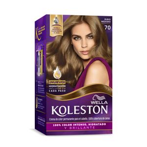 Coloracion en crema kit rubio mediano 70