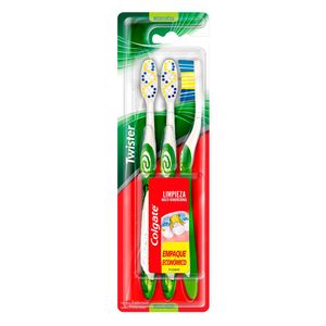 Cepillo de dientes twister medio 3u