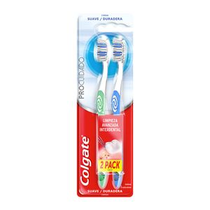Cepillo dental pro cuidado suave promo (2 unidades)