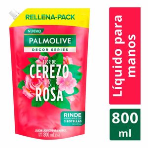 Jabón líquido decor series flor. cerezo & rosa 800ml