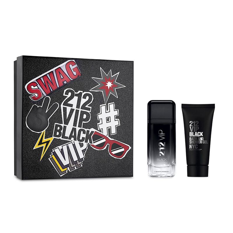 CAROLINA-HERRERA-COFRE-212-VIP-BLACK-FOR-MEN--EDT---SHOWER-