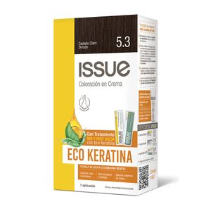 Keratin color 5.3 castaño claro dorado