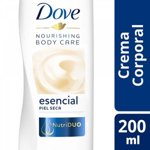 Crema corporal dove nutricion esencial 200 gr