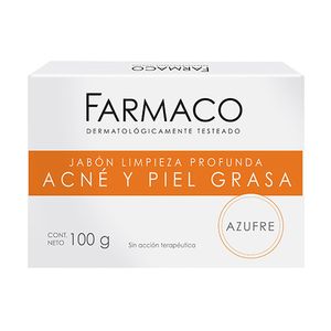 Jabon de azufre para acne y piel grasa 100 gr