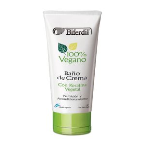 Baño de crema con keratina vegetal 100% vegano 125 ml