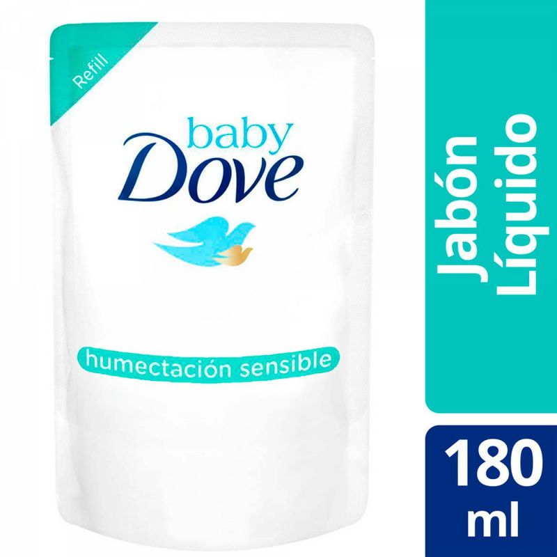 DOVE-BABY-JABON-LIQUIDO-HIDRATANTE-SENSIBLE-REPUESTO-180-ML