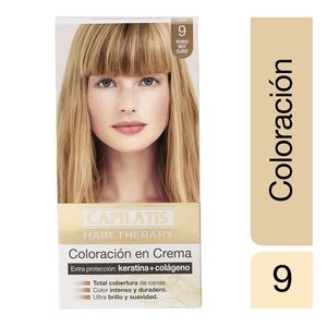 Kit coloración en crema rubio muy claro n°9