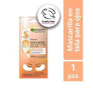 Mascarilla en tela para ojos skin active naranja (1 unidad)