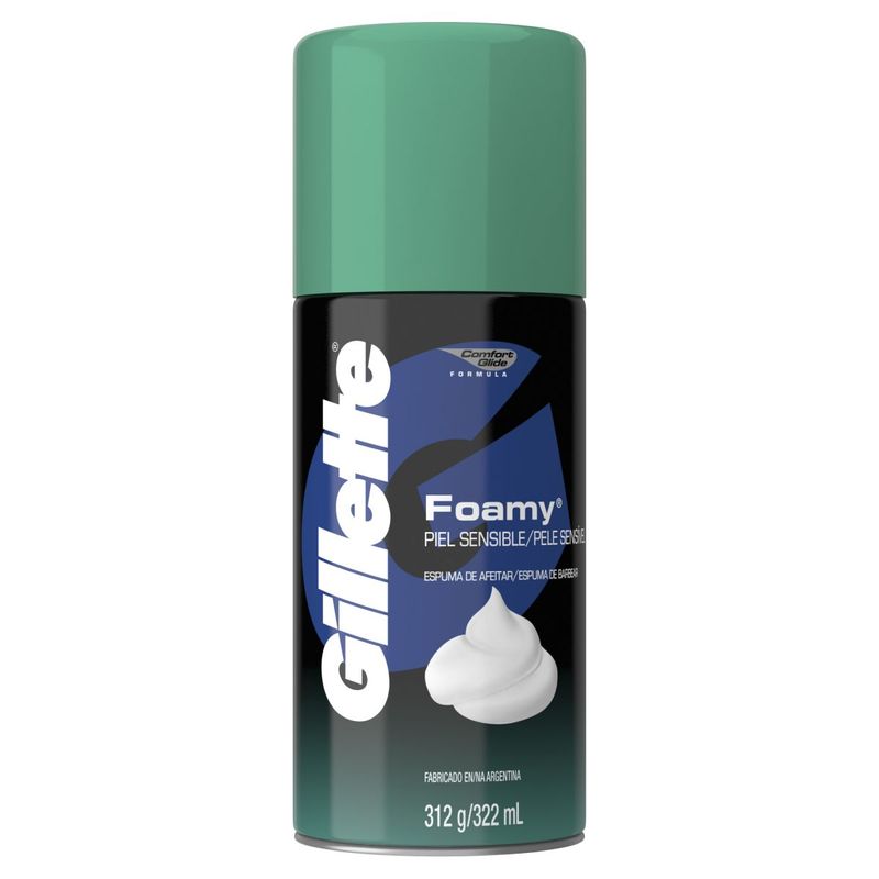 GILLETTE-ESPUMA-PARA-AFEITAR-FOAMY-PIEL-SENSIBLE-322-ML