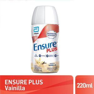 Suplemento nutricional plus sabor vainilla 220 ml