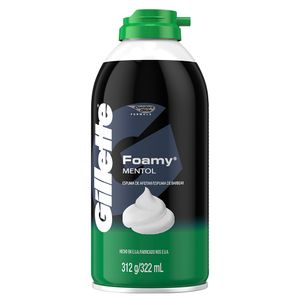 Espuma de afeitar refrescante foamy mentol 312 ml