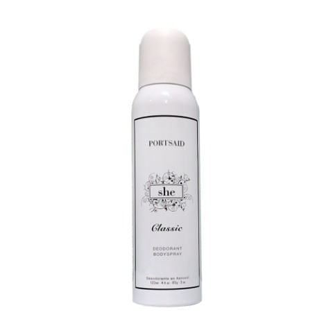 PORTSAID-DESODORANTE-AEROSOL-SHE-CLASSIC-FOR-WOMAN-123-ML