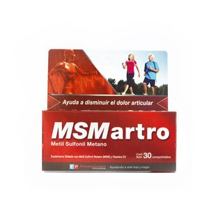 Suplemento dietario msm (30 comprimidos)