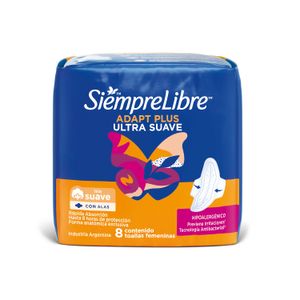 Toallitas femeninas con alas (8 unidades)