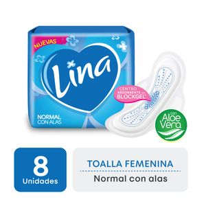 Toalla normal con alas 8 (unidades)