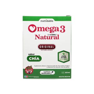 Omega 3 sabor chia por 60 ml gotas