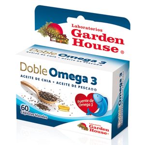 Doble omega 3 por 60 cápsulas blandas