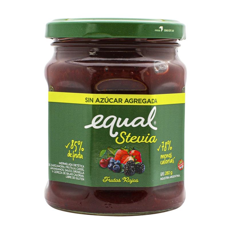 EQUAL-MERMELADA-STEVIA-FRUTOS-ROJOS-280-GR