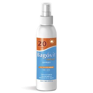 Protector solar emulsión hidratante en spray fps20 200 gr