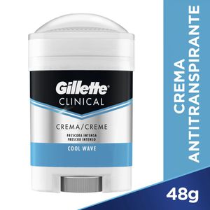 Antitranspirante en crema clinical cool wave 48 gr
