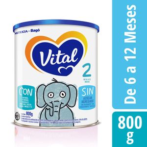 Fórmula láctea nutri plus 2 lata 800 grs