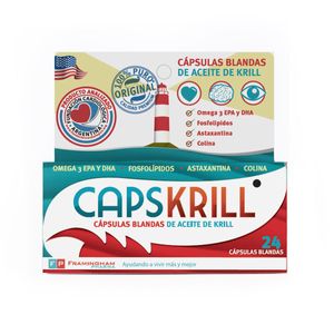 Suplemento dietario aceite de krill (24 cápsulas)