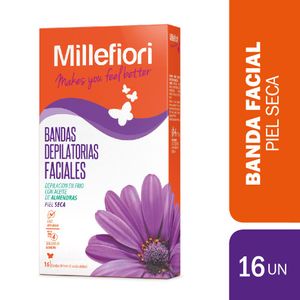Banda depilatoria facial 16 unidades (piel seca)