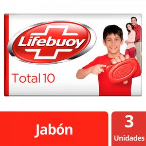 Jabon antibacibacterial total 125 g (3 unidades)