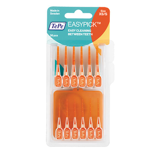 TEPE-PALILLOS-INTERDENTALES-EASYPICK-ORANGE-XS-S