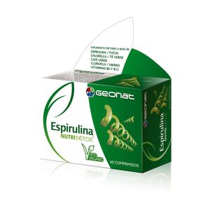 Espirulina nutridetox (60 cmpr)
