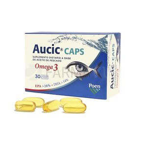 Suplemento dietario omega 3 aceite de pescado (30 cápsulas blandas)