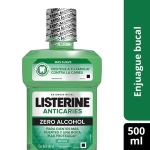 Enjuague bucal zero anticaries 500 ml
