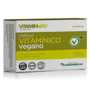Complemento vitamínico para dietas veganas (30 cápsulas)