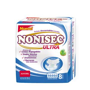PAÑALES JUVENIL ANATÓMICOS ULTRA (8 UNIDADES)